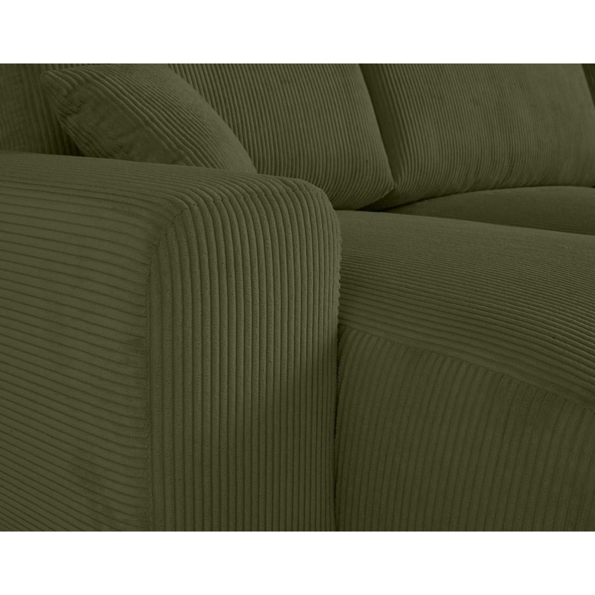 LISA DESIGN Garance - canapé panoramique en u - 7 places - en velours côtelé