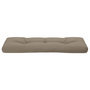 Voir la diapositive 5 : VIDAXL Coussin de palette taupe 120x40x12 cm tissu