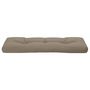 Voir la diapositive 5 : VIDAXL Coussin de palette taupe 120x40x12 cm tissu