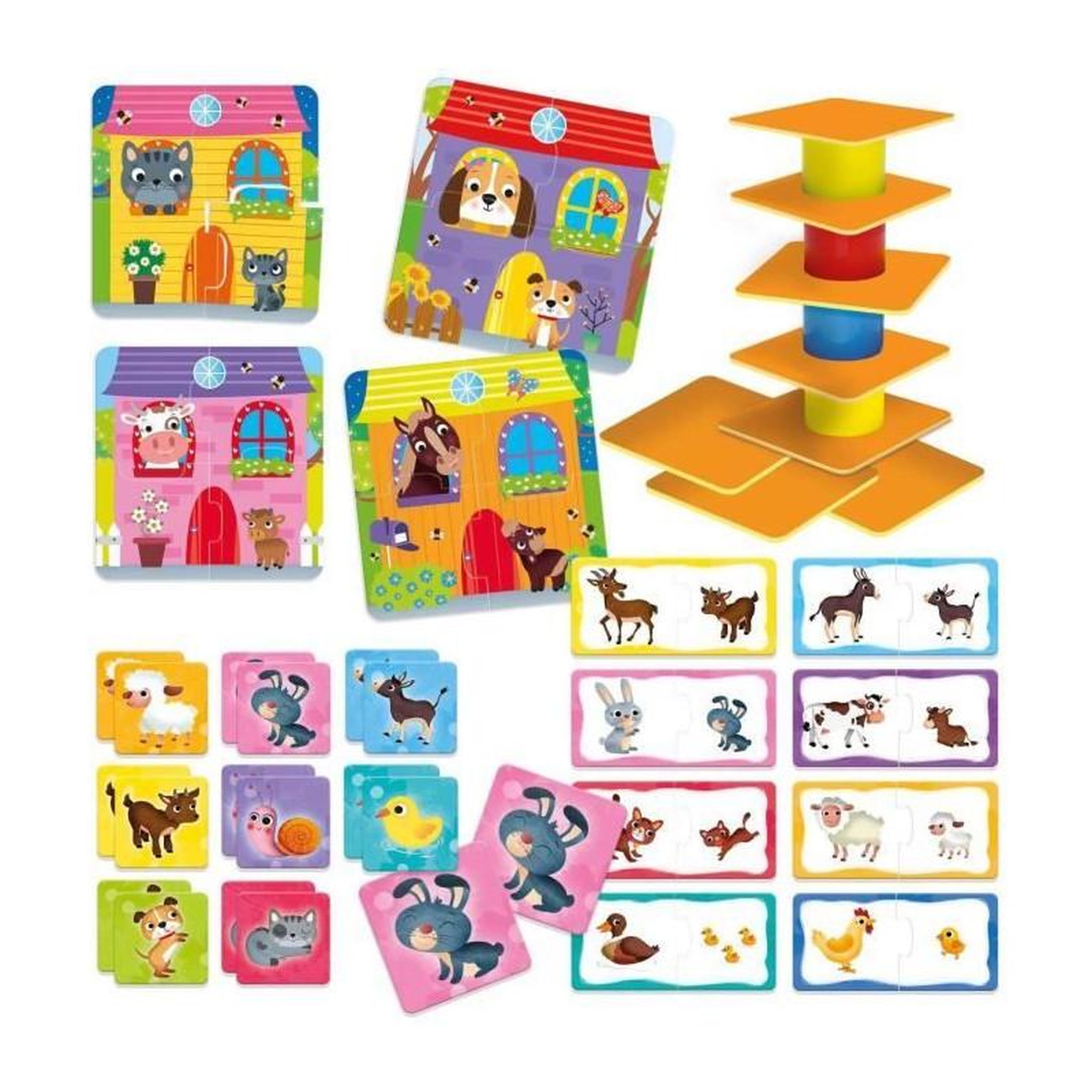 Voir la diapositive 2 : LISCIANI GIOCHI Ensemble de jeux éducatifs Lisciani Carotina Baby multicolore