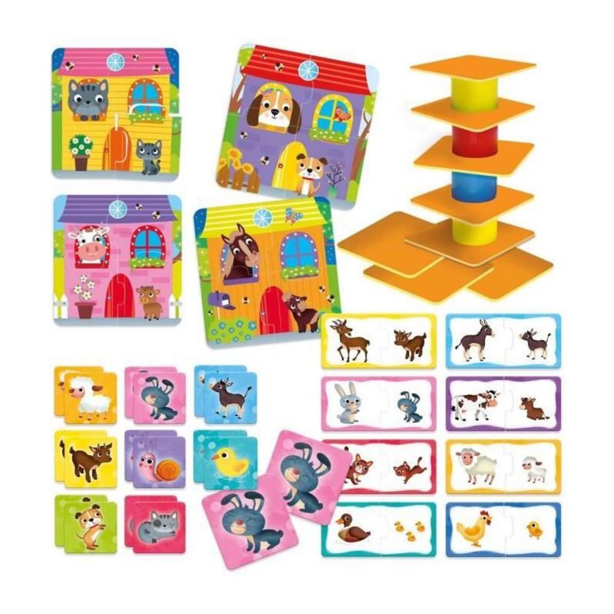 LISCIANI GIOCHI Ensemble de jeux éducatifs Lisciani Carotina Baby multicolore