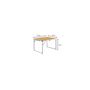 Voir la diapositive 2 : O'Camp Table de camping pliable 6 places - O'Camp - Forme valise - Dimensions : 120 x 70 x 60 cm