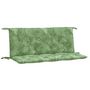 Voir la diapositive 2 : VIDAXL Coussins de banc de jardin lot de 2 motif de feuilles tissu