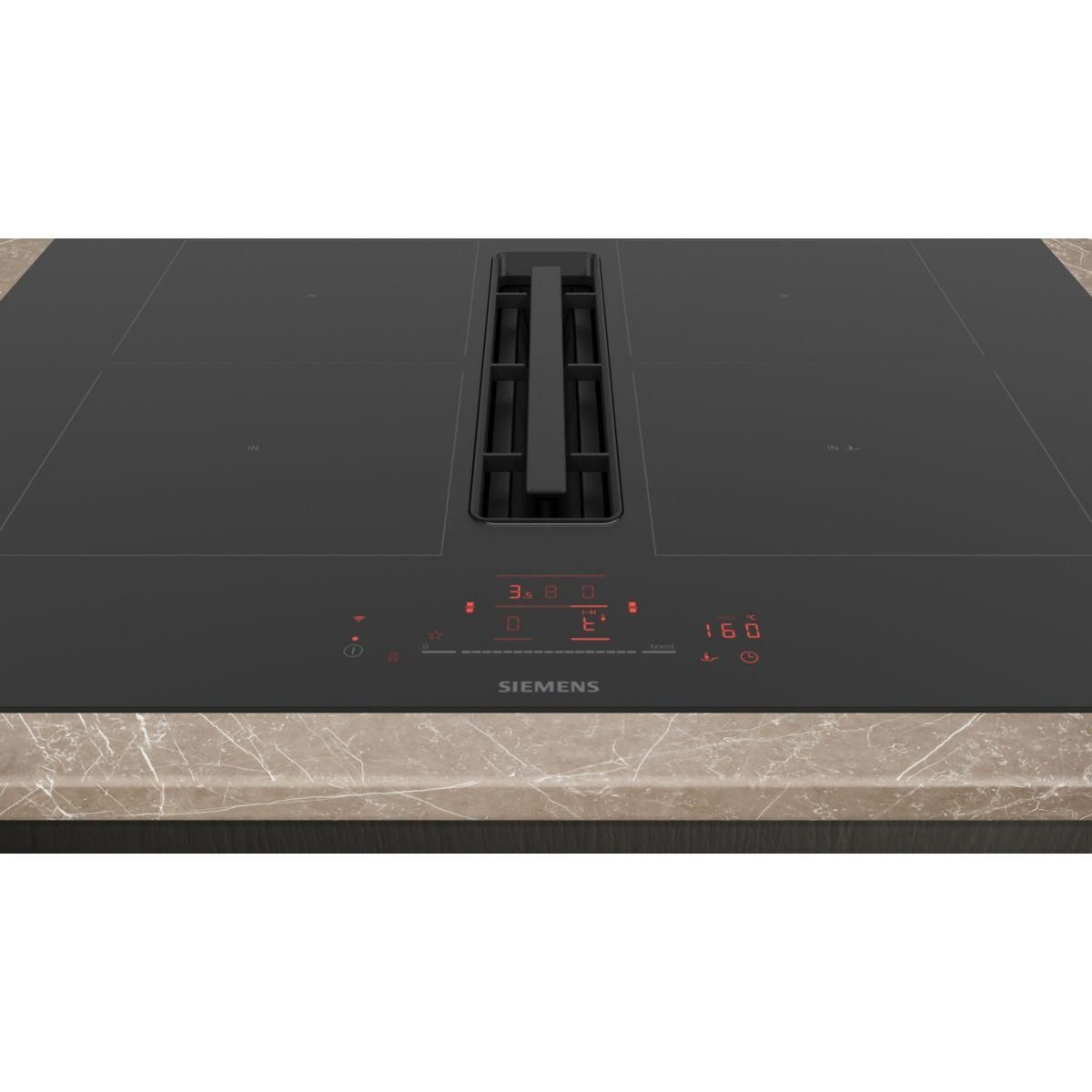 Siemens Plaque induction aspirante ED711HQ26E iQ500 combiZone