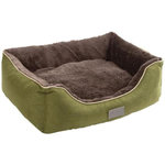 KERBL KERBL - Panier / Coussin - Samuel - Gris/Gris foncé - 60 x 50 x 17cm