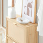 Voir la diapositive 5 : SOBUY SoBuy - Meuble À Chaussures 2 portes - Nature - 60x24x80cm - Nordique - FSR160-N
