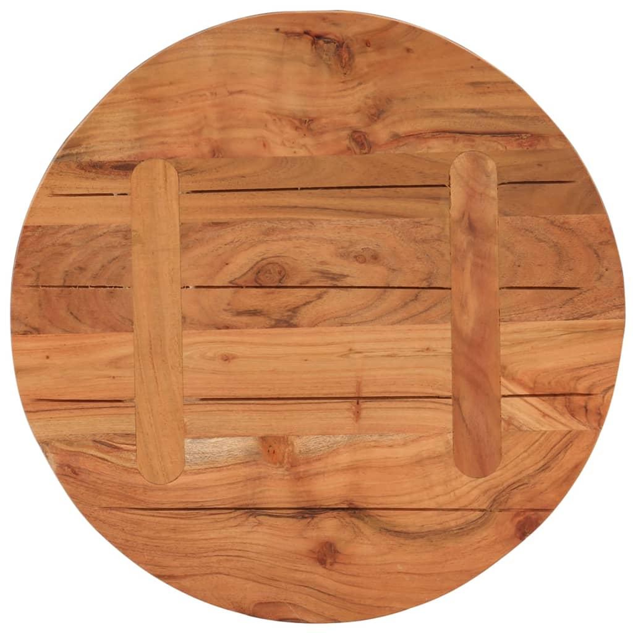 Voir la diapositive 5 : VIDAXL Dessus de table Ø50x2,5 cm rond bois massif d'acacia