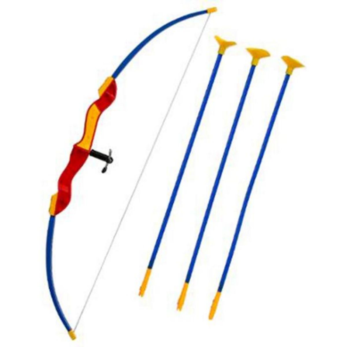 Be Toys Jeu de Tir à l'Arc  3 Flèches & Archer  59cm Bleu