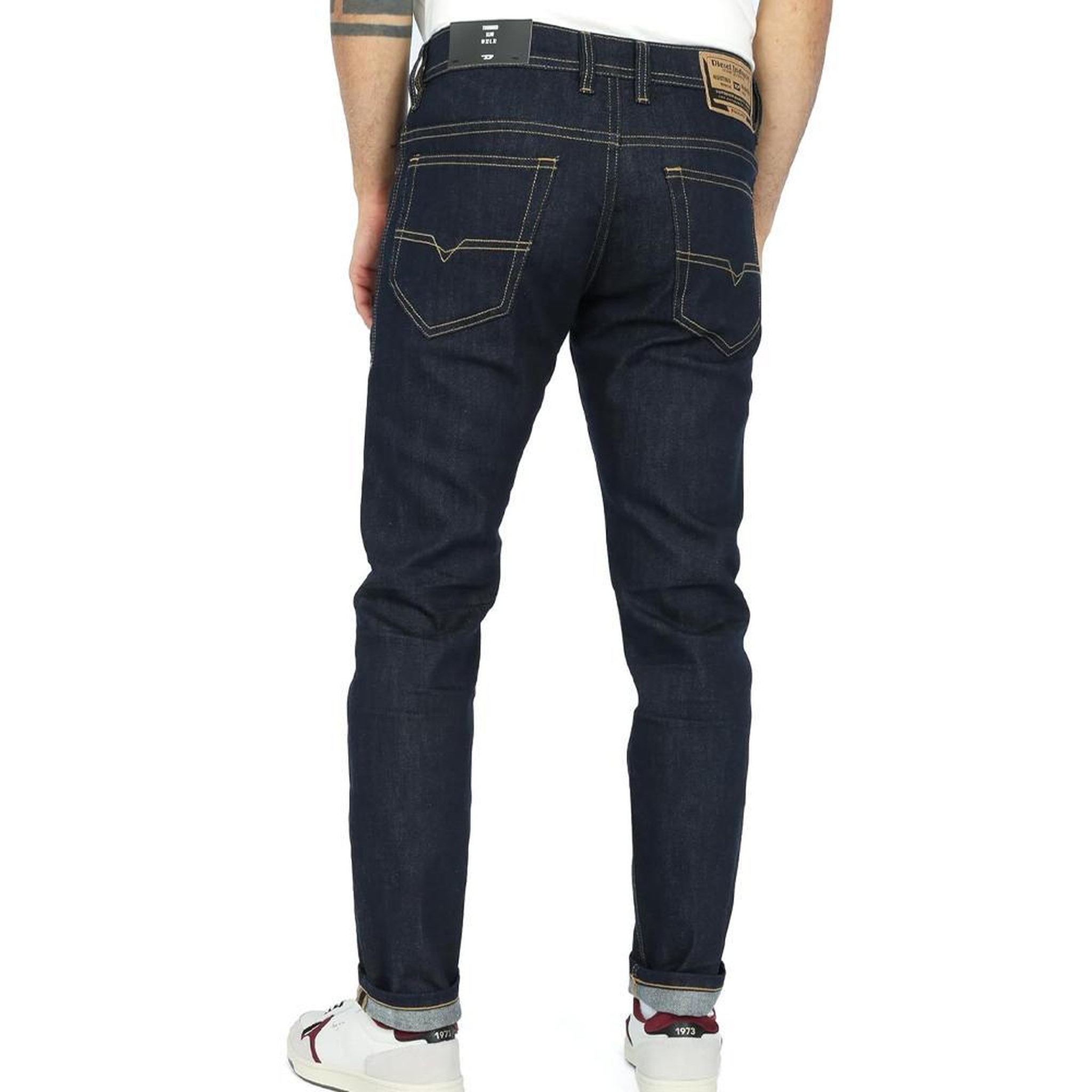 Voir la diapositive 2 : DIESEL Jean Slim  Foncé Homme Diesel Thommer 01