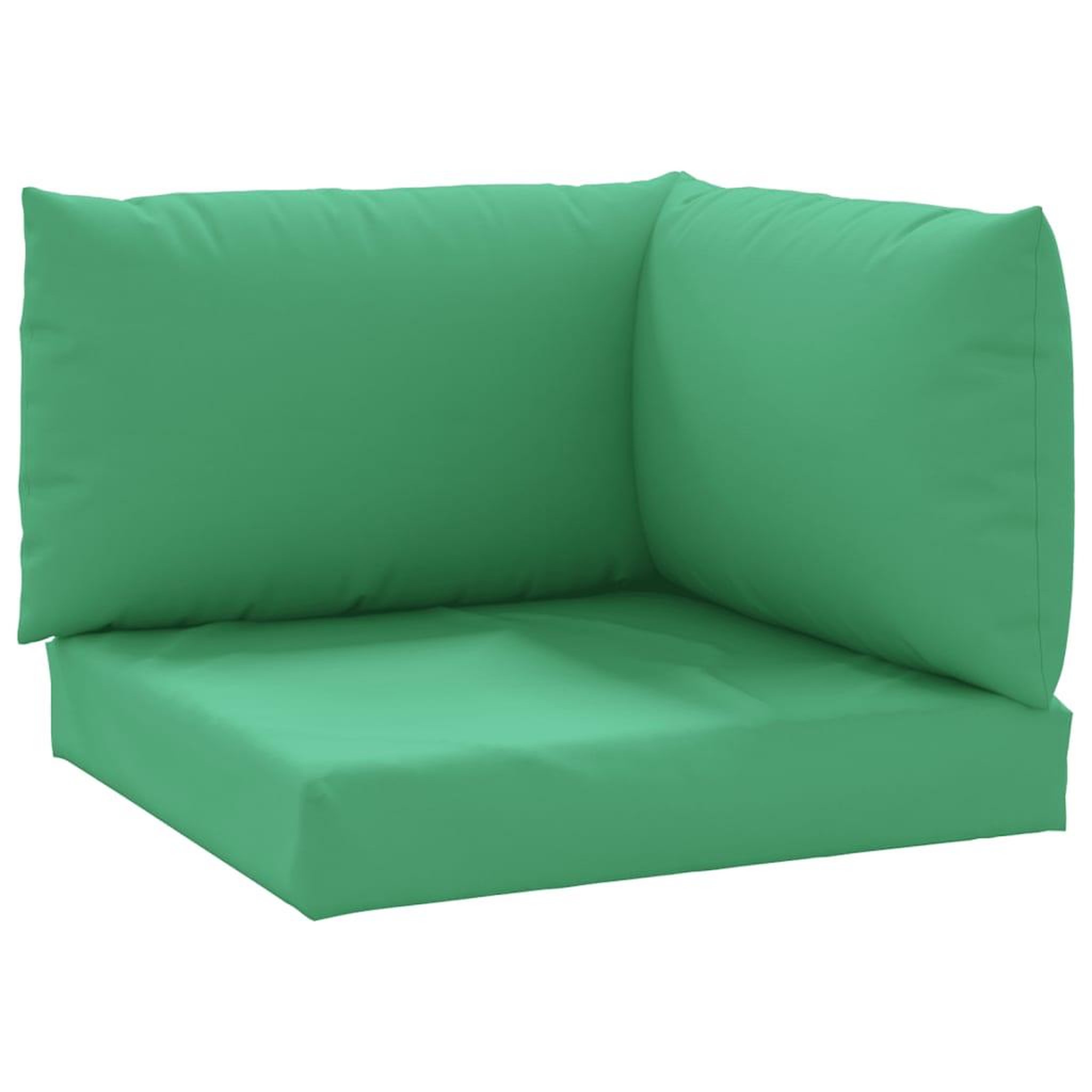 Voir la diapositive 2 : VIDAXL Coussins de palette lot de 3 vert tissu oxford