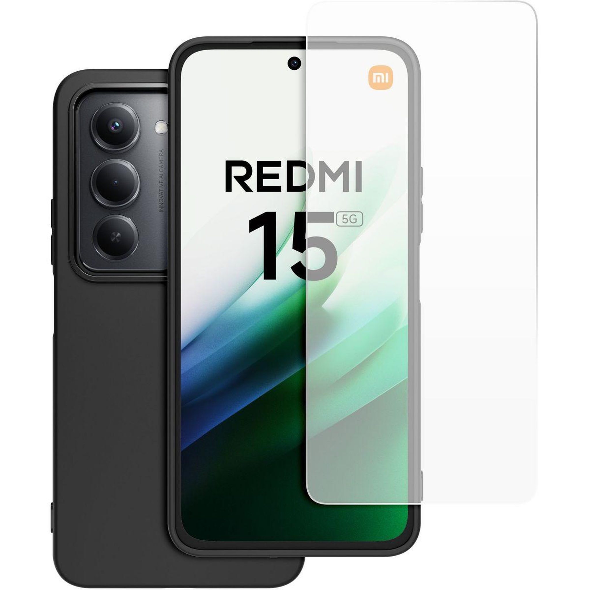 Voir la diapositive 2 : MADE FOR XIAOMI Coque Redmi 15 5G coque + verre trempé