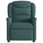 Voir la diapositive 5 : VIDAXL Fauteuil de massage inclinable electrique Vert fonce Tissu