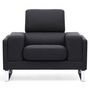 Voir la diapositive 2 : Paris Prix Fauteuil en Tissu  Ezekiel  104cm Noir