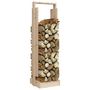 Voir la diapositive 4 : VIDAXL Porte-buches 33,5x30x110 cm Bois massif de pin