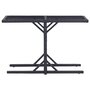 Voir la diapositive 2 : VIDAXL Table de jardin Noir 110x53x72 cm Verre et resine tressee