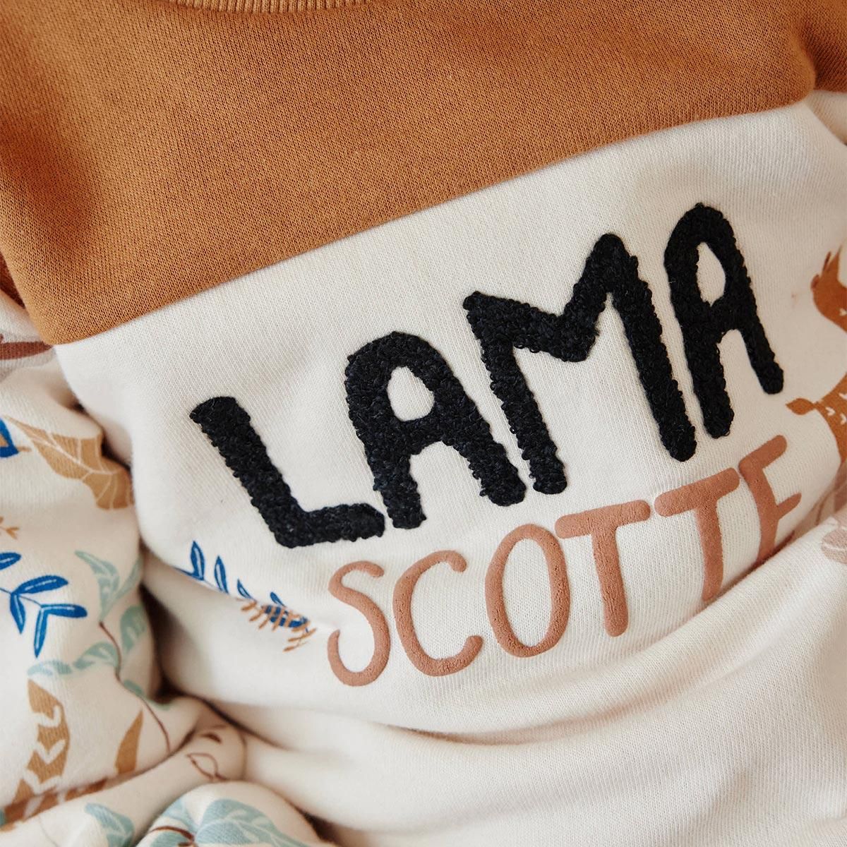 Petit Béguin Sweat-shirt enfant en molleton Lamascotte