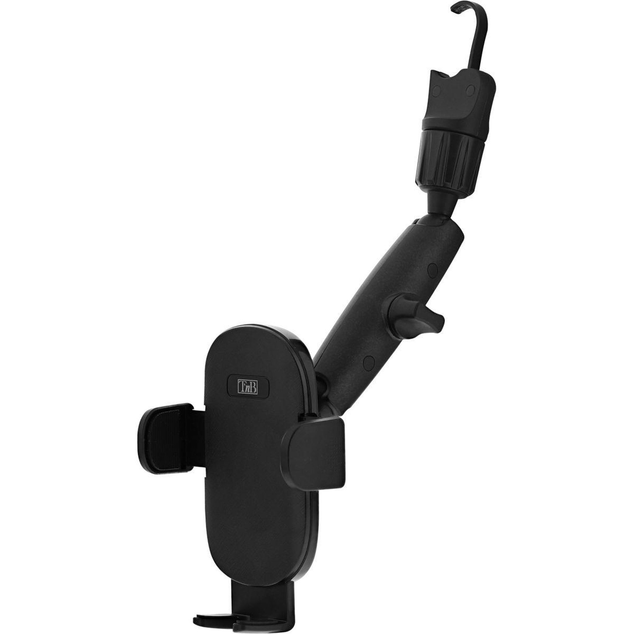 Voir la diapositive 2 : TNB Support smartphone pour rétroviseur noir
