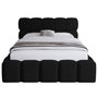 Voir la diapositive 1 : BEST MOBILIER Mariposa - lit coffre - 160x200 cm - sommier inclus - en velours