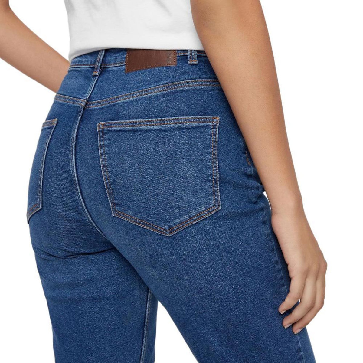 Pieces Jean Mom Bleu Femme Pieces Kesia