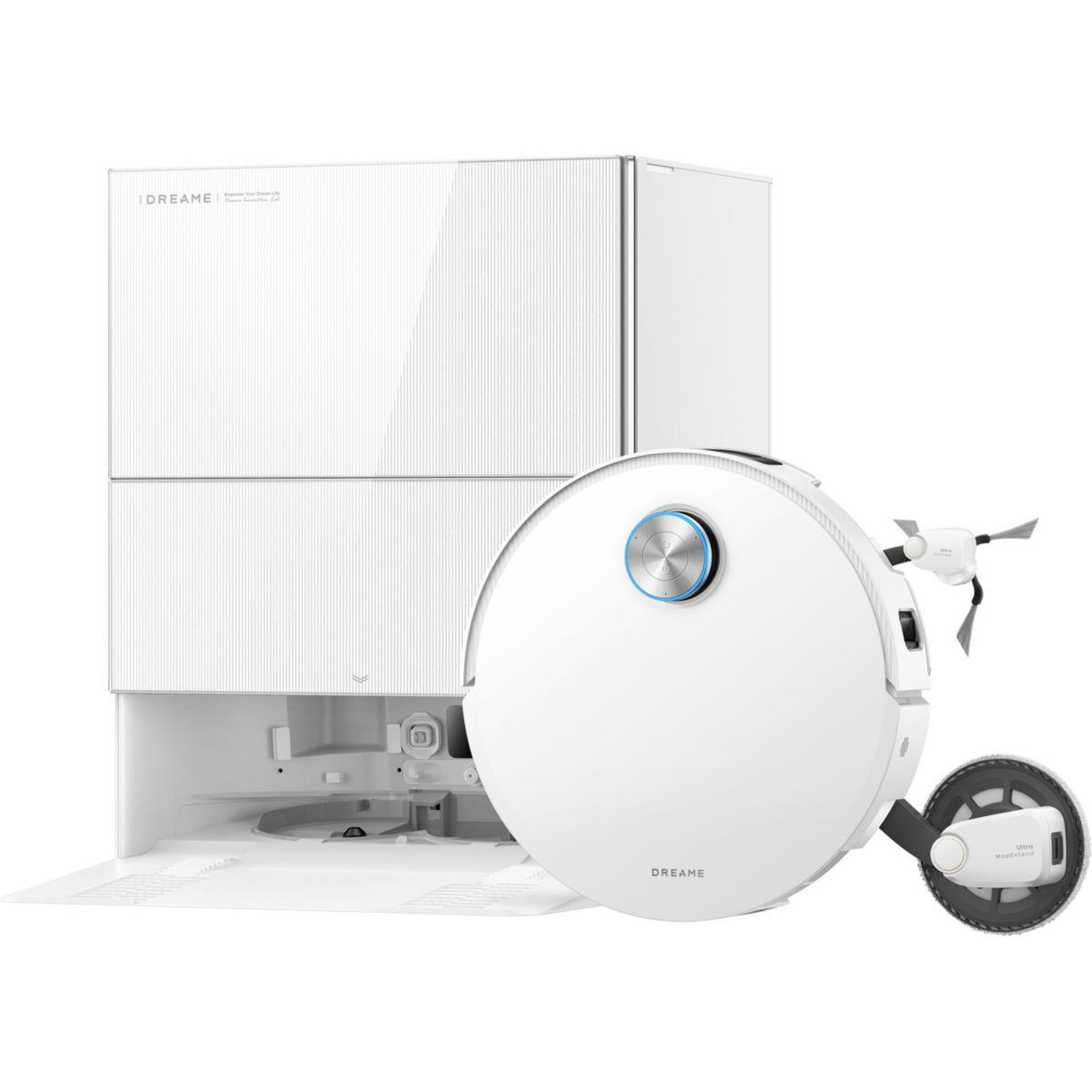 Voir la diapositive 5 : DREAME Robot aspirateur laveur x60 pro ultra blanc
