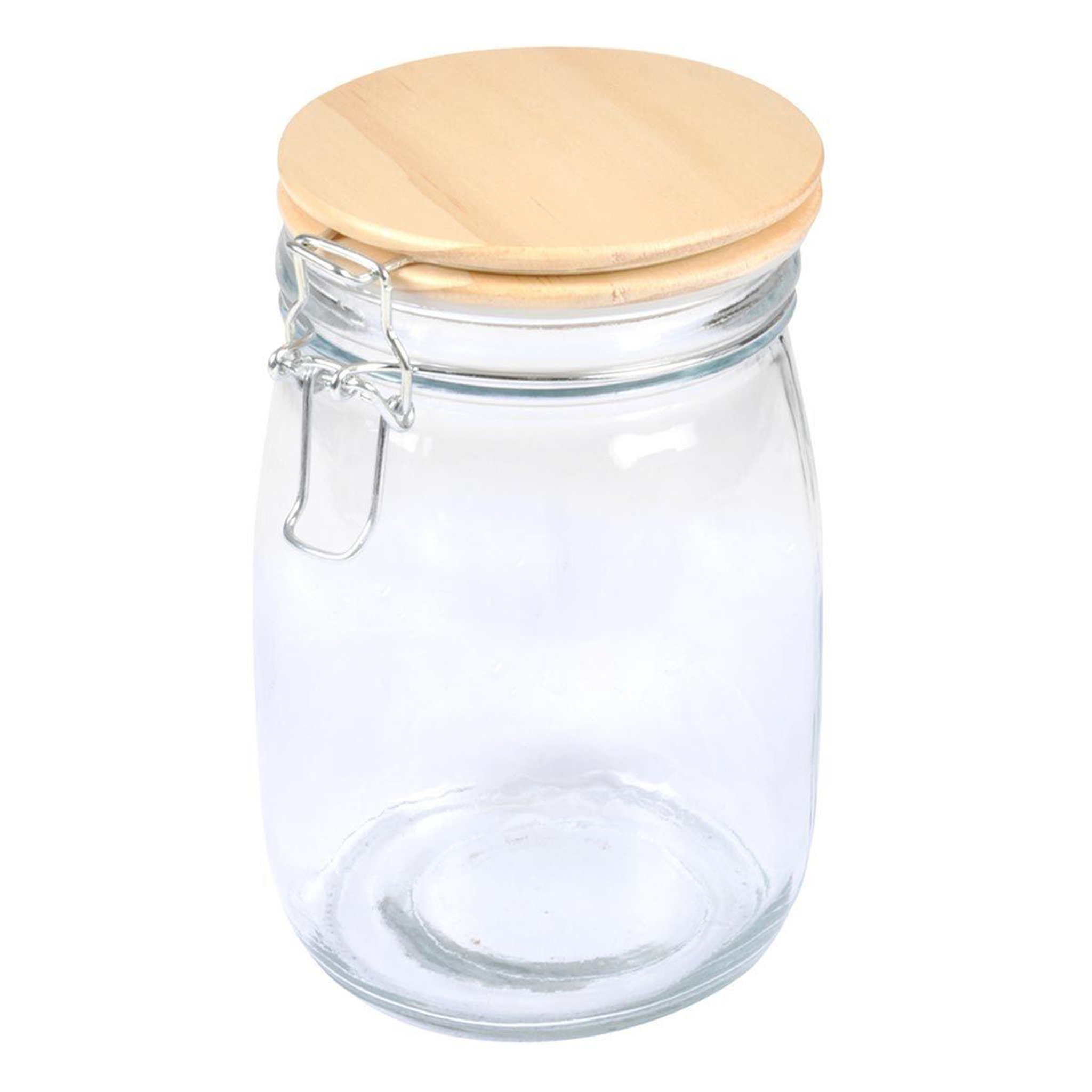 HOMEA Boîte de conservation hermétique  bambou  0,7l beige
