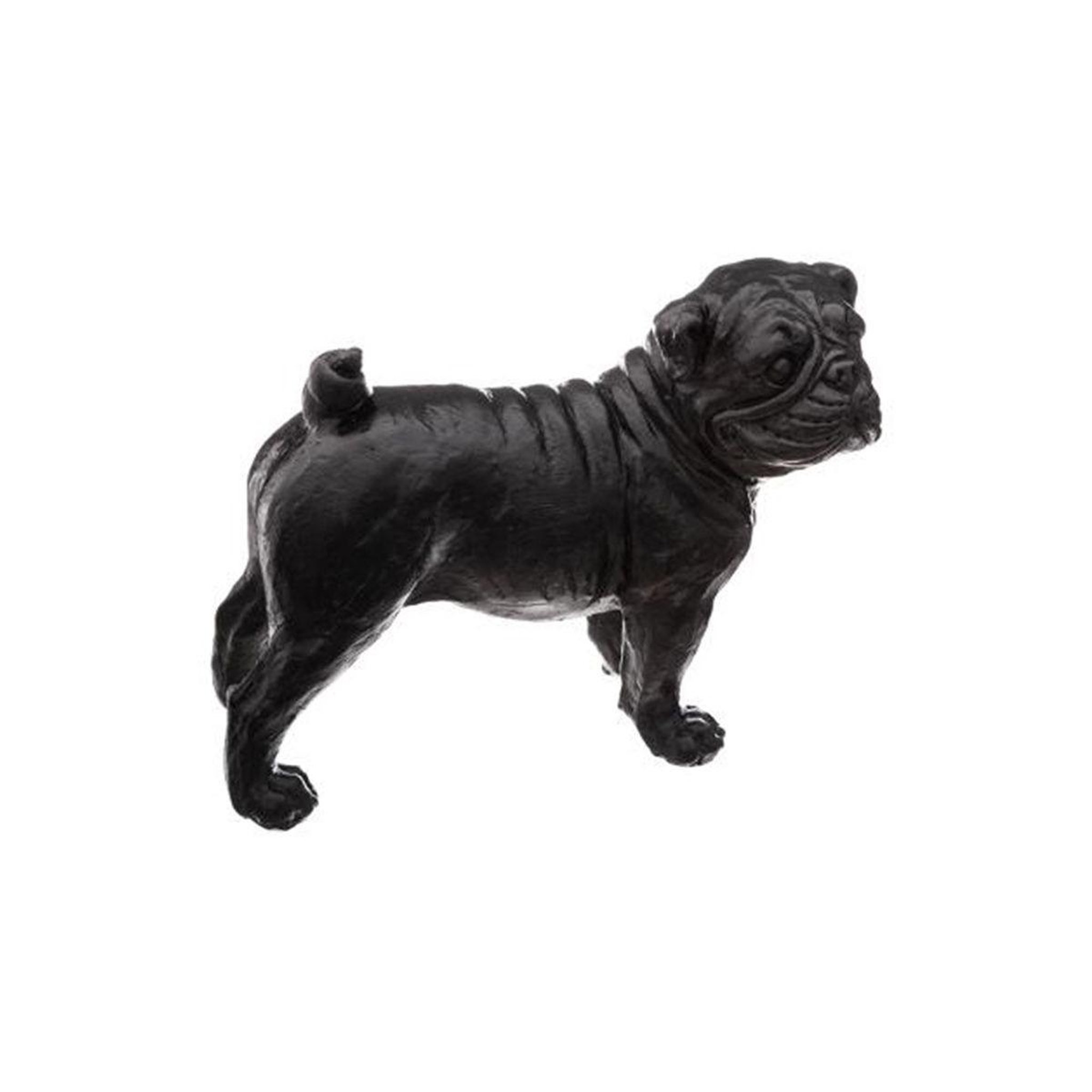 Voir la diapositive 1 : ATMOSPHERA Statuette Déco  Chien  19cm Noir
