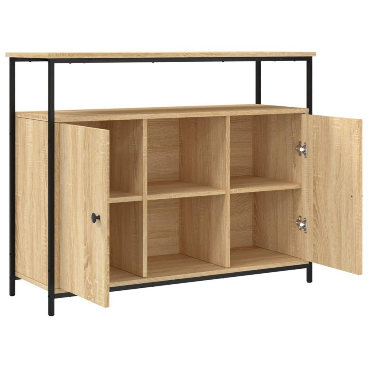 VIDAXL Buffet chene sonoma 100x35x80 cm bois d'ingenierie