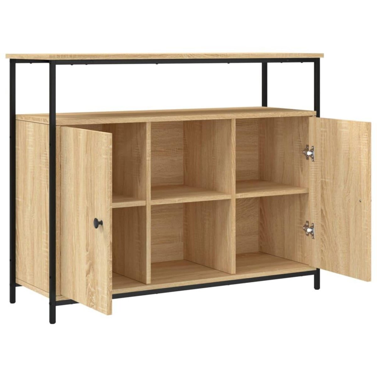 VIDAXL Buffet chene sonoma 100x35x80 cm bois d'ingenierie