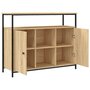 Voir la diapositive 5 : VIDAXL Buffet chene sonoma 100x35x80 cm bois d'ingenierie