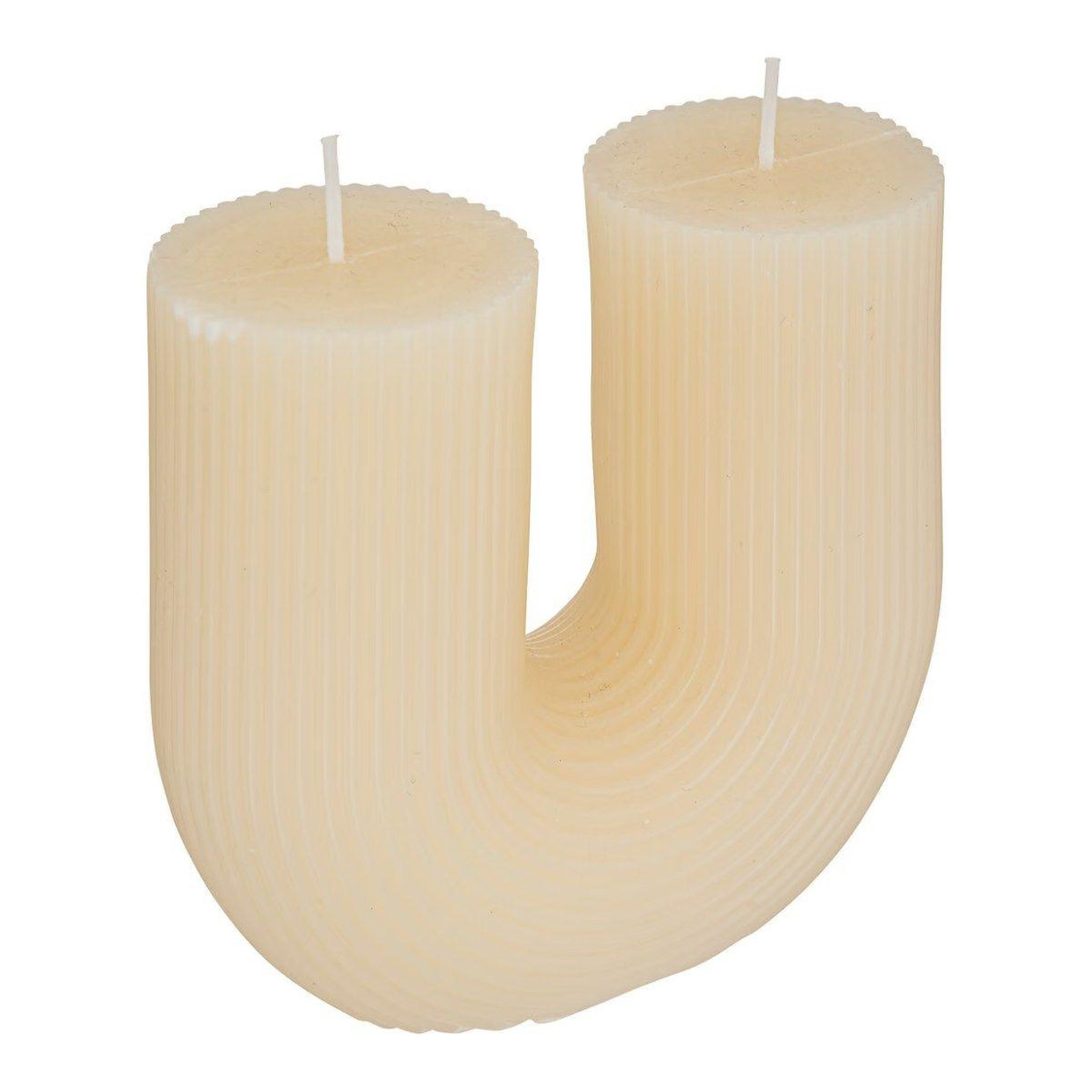 ATMOSPHERA Bougie design  demi  400g ivoire