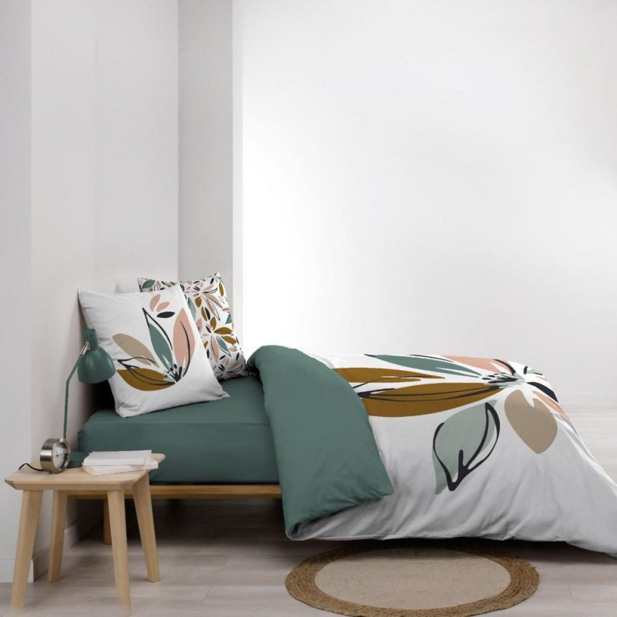 Douceur d'Intérieur Housse de couette 240x220 + 2 taies OCTAVIA 100% coton