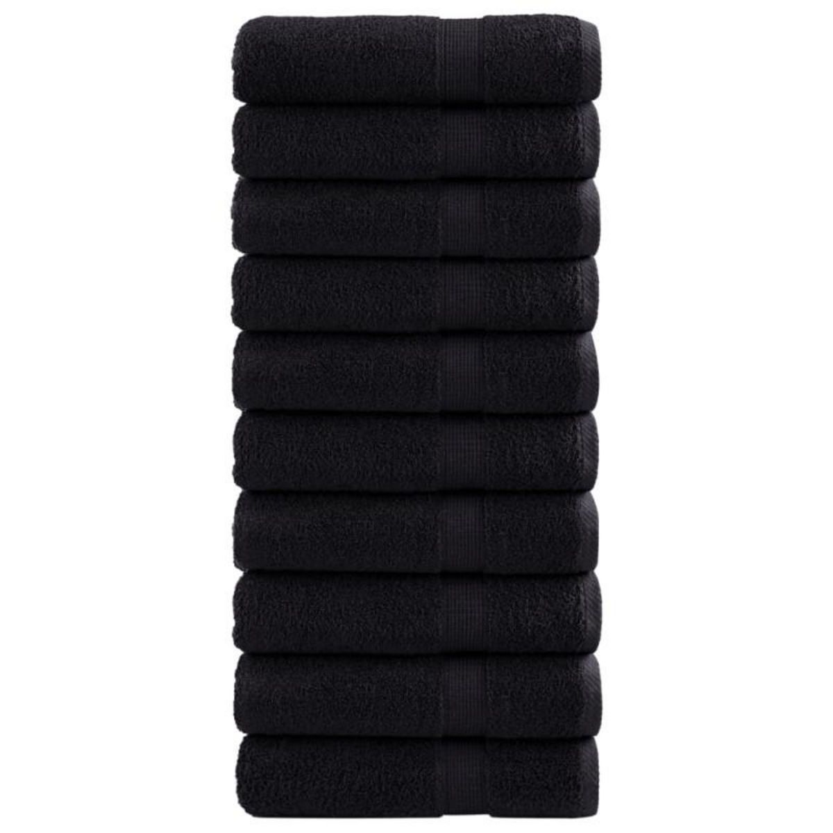 VIDAXL Serviettes de bain de qualité supérieure SOLUND 10 pcs 600g m²