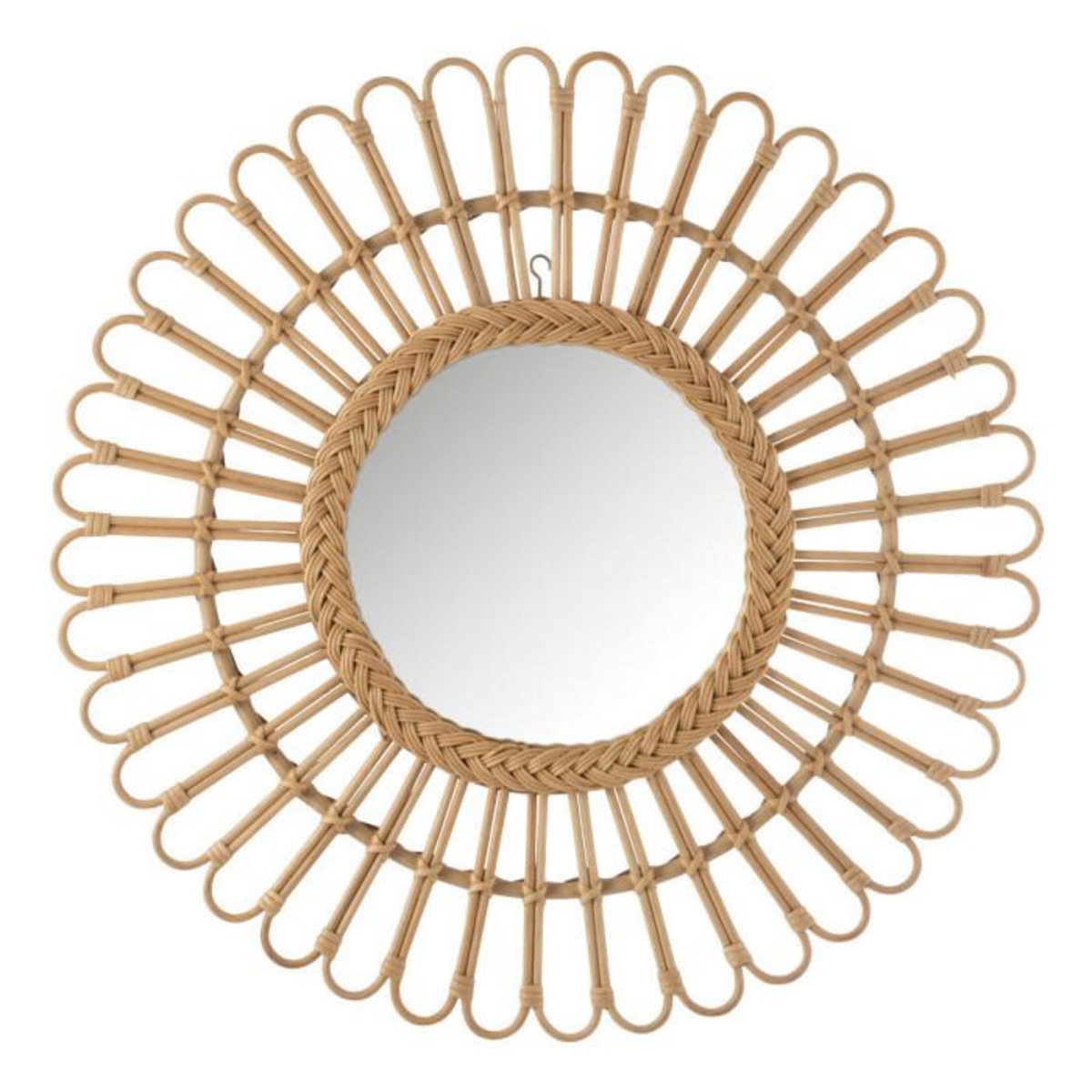 Paris Prix Miroir Mural Déco en Rotin  Ellen  60cm Naturel