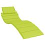 Voir la diapositive 2 : VIDAXL Coussin de chaise longue vert vif 186x58x3 cm tissu oxford