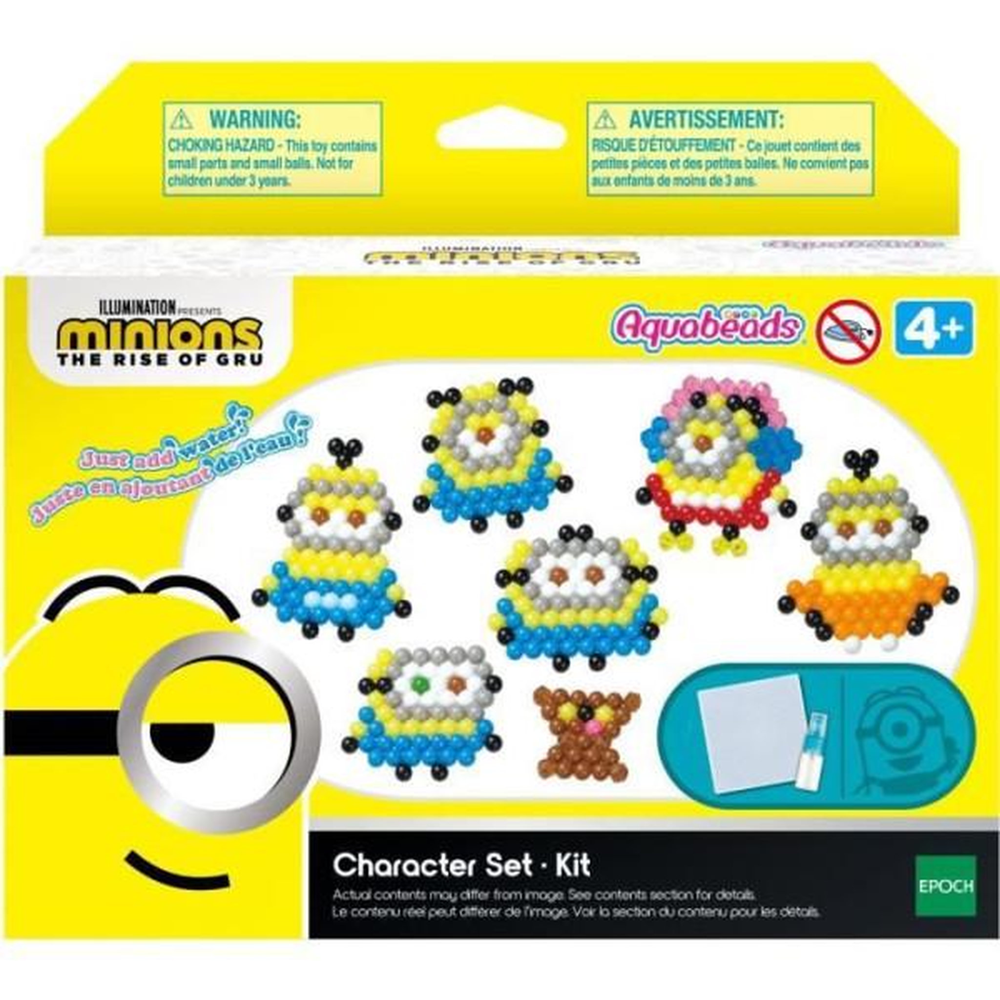 Voir la diapositive 2 : Aquabeads Kit de perles Les Minions 2 - Aquabeads - Recrée tes personnages préférés du film