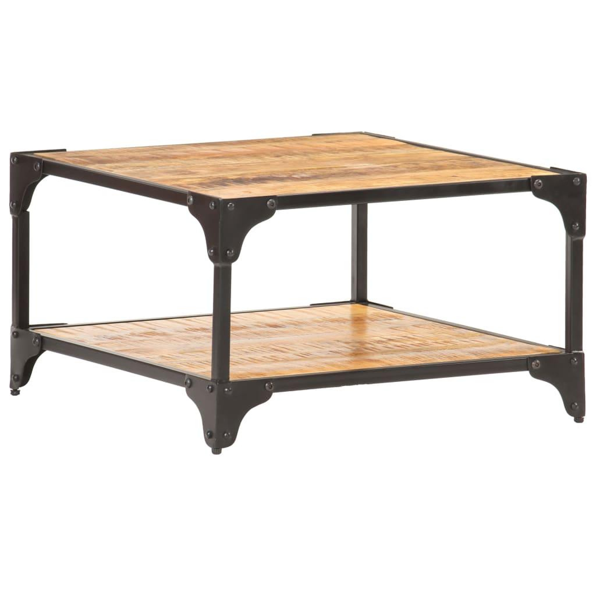 Voir la diapositive 1 : VIDAXL Table basse 60x60x35 cm Bois de manguier massif