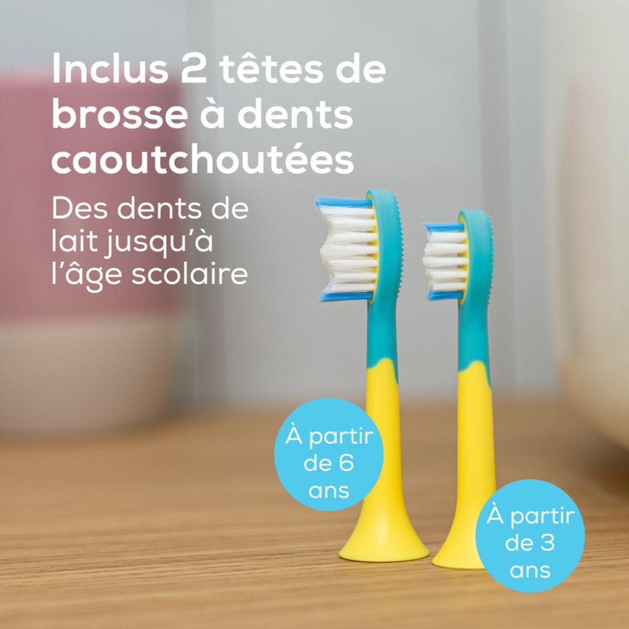 Voir la diapositive 3 : Beurer Brosse à dents électrique SC 11 Aqua Blue