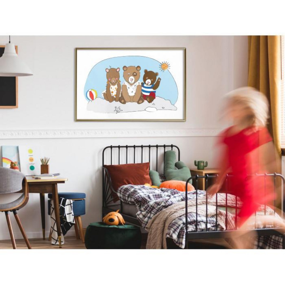 Paris Prix Affiche Murale Encadrée  Holidays at the Seaside