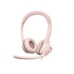 Logitech Logitech H390 Casque Filaire Stéréo avec Microphone Antibruit, USB-A - Rose