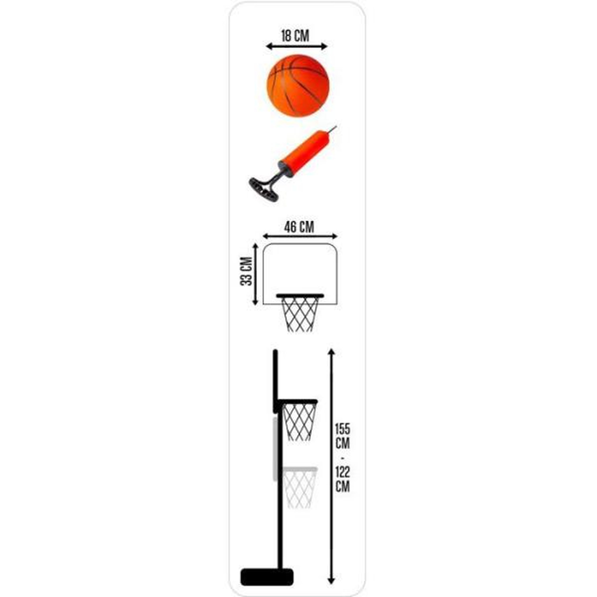 Voir la diapositive 5 : Marvel Panier de basket enfant - marvel - réglable sur pied 155 cm