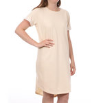 JACQUELINE DE YONG Robe Sweat Beige Femme JDY IVY. Coloris disponibles : Beige