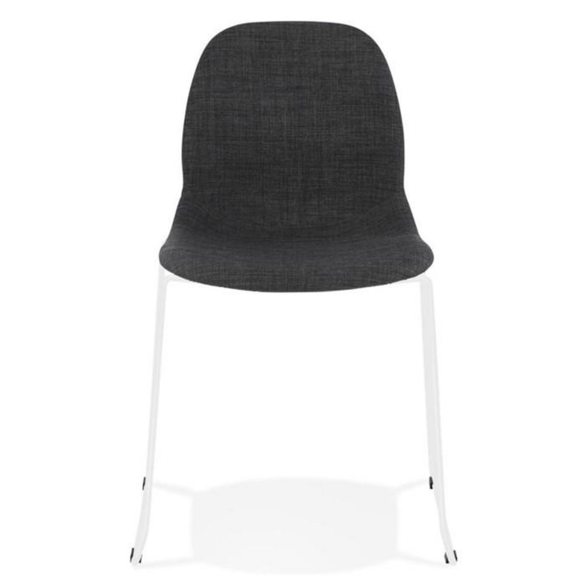 Paris Prix Chaise Design  Sluna  85cm Gris Foncé & Blanc