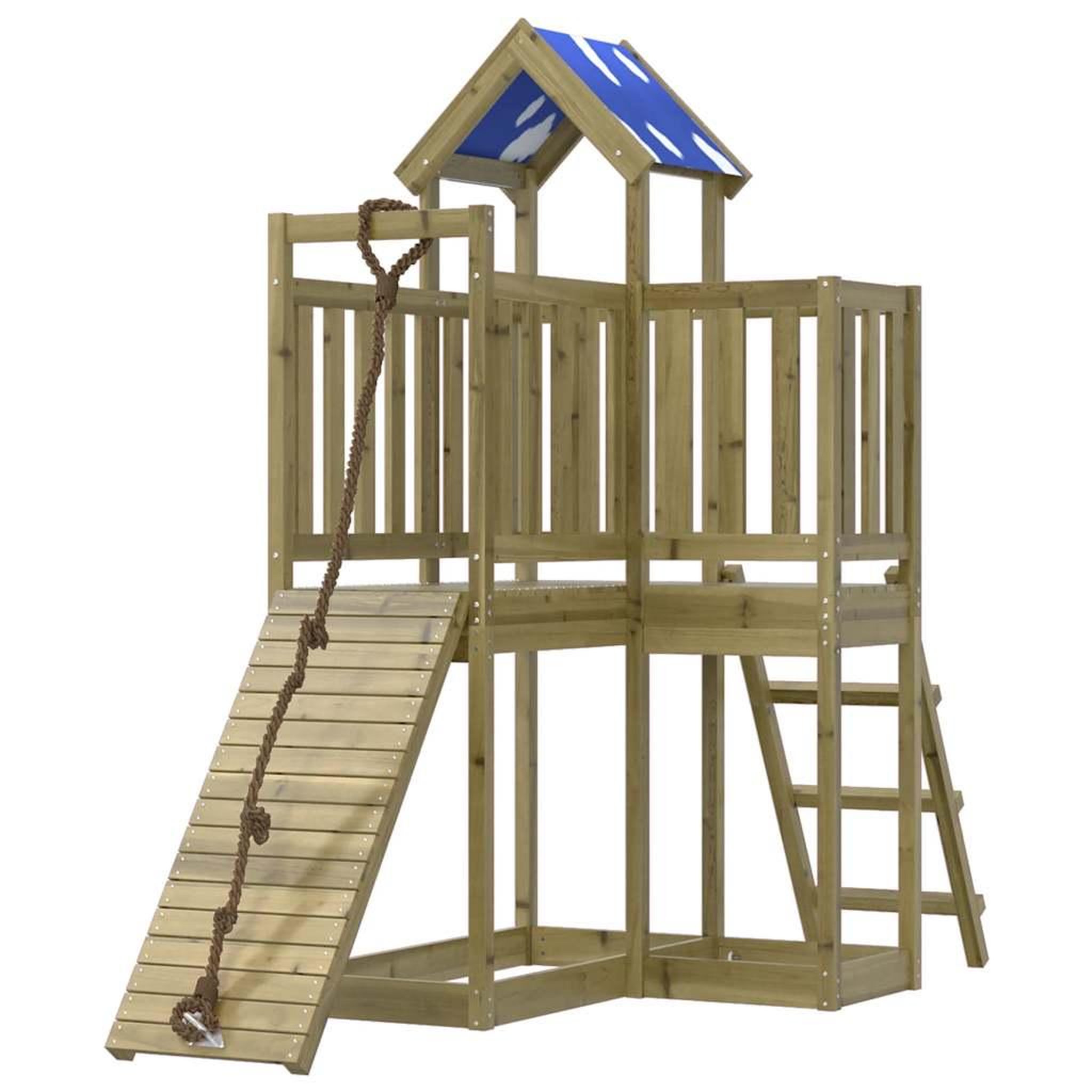 Voir la diapositive 4 : VIDAXL Aire de jeux d'exterieur bois de pin impregne