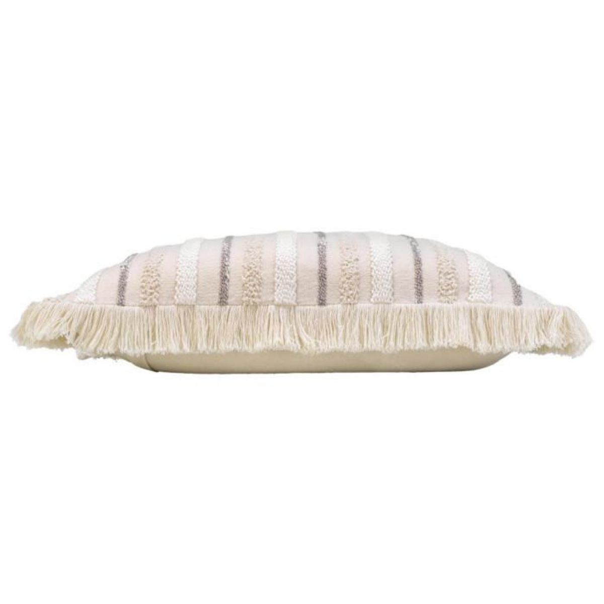 Paris Prix Coussin Déco à Franges  Atlas  60x60cm Naturel