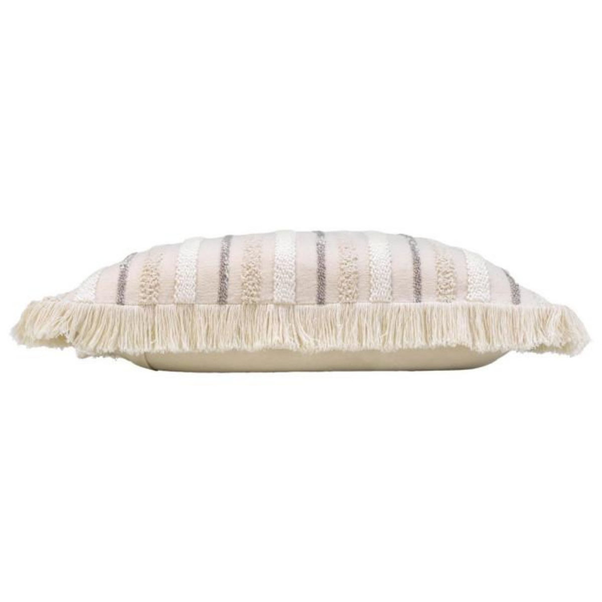 Paris Prix Coussin Déco à Franges  Atlas  60x60cm Naturel