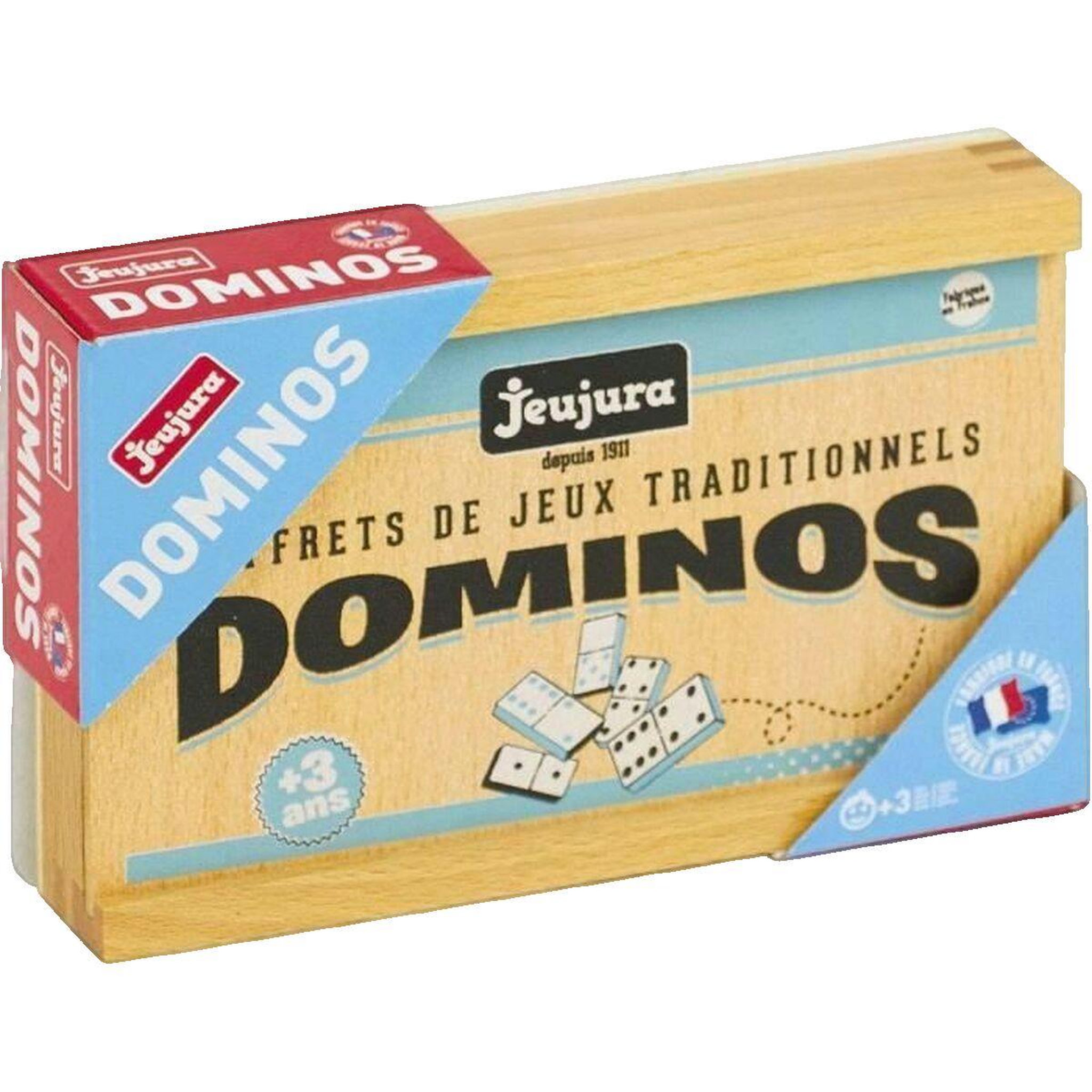 Voir la diapositive 3 : FISHER PRICE PUERICULTURE JEUJURA Jeu De Dominos En Bois - Coffret En Bois