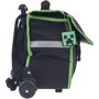 Voir la diapositive 3 : MINECRAFT Cartable à roulettes noir