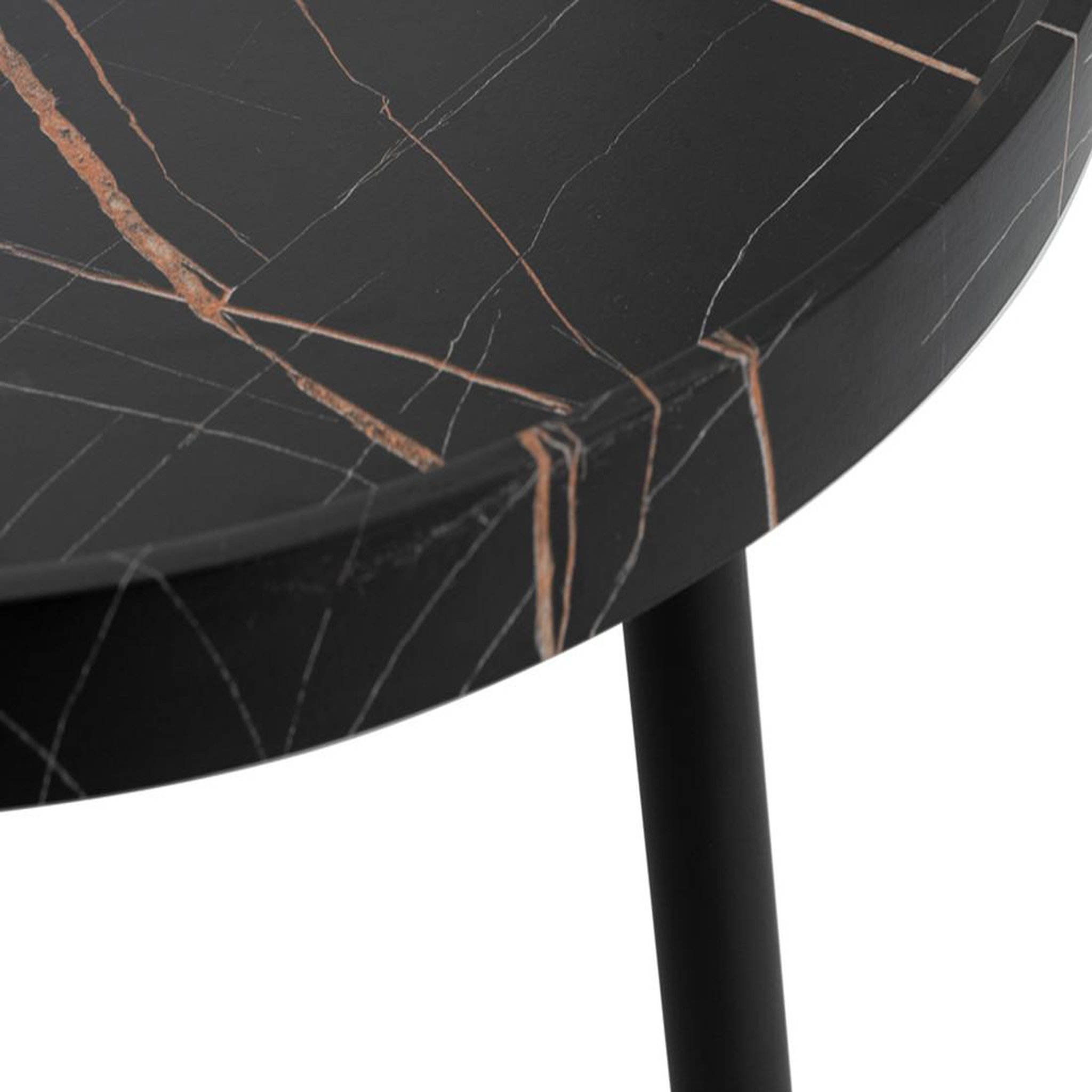 Voir la diapositive 4 : LISA DESIGN Helsinki - table basse - effet marbre - 80 cm