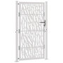Voir la diapositive 4 : VIDAXL Porte de jardin acier resistant aux intemperies design traces