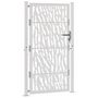 Voir la diapositive 4 : VIDAXL Porte de jardin acier resistant aux intemperies design traces
